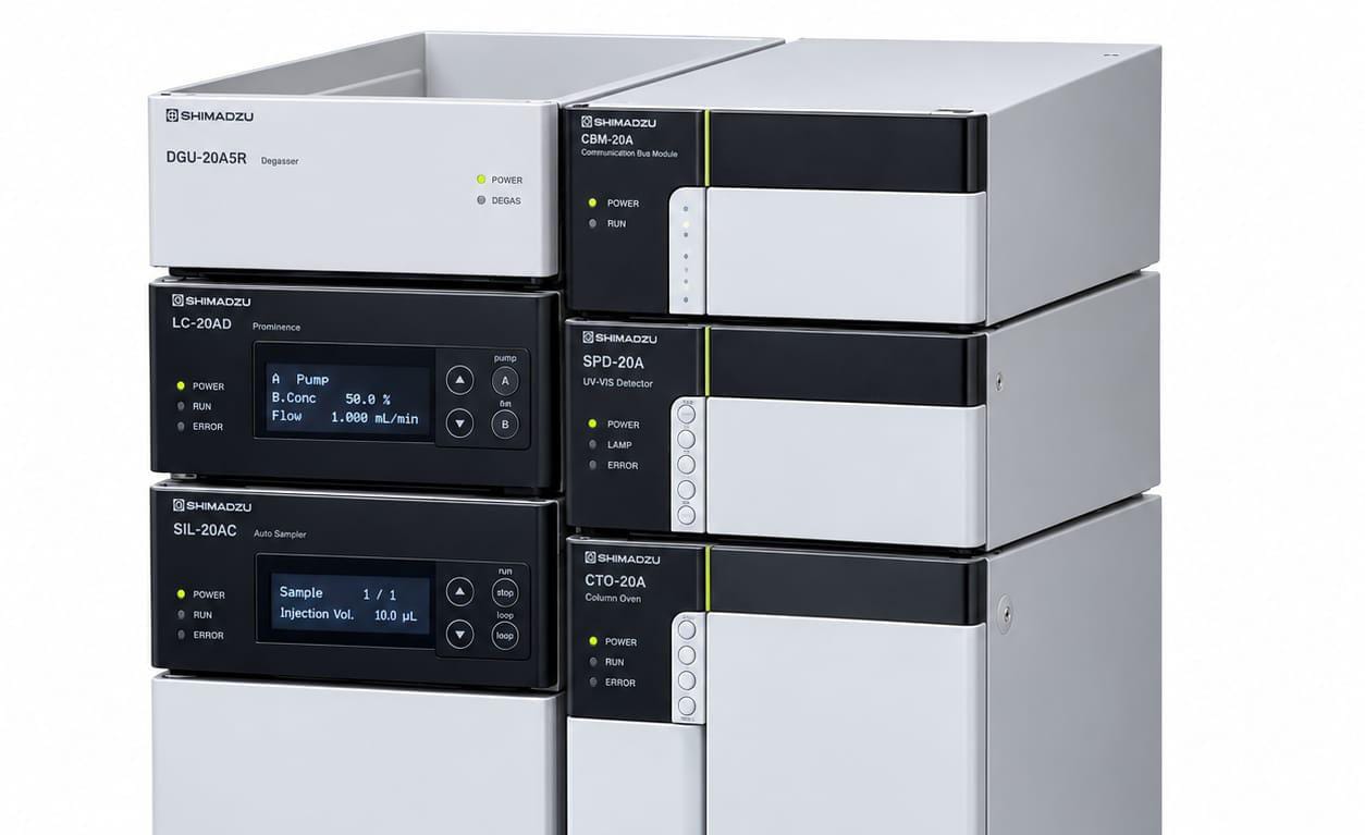 Equipamento HPLC - Cromatógrafo Líquido de Alta Eficiência